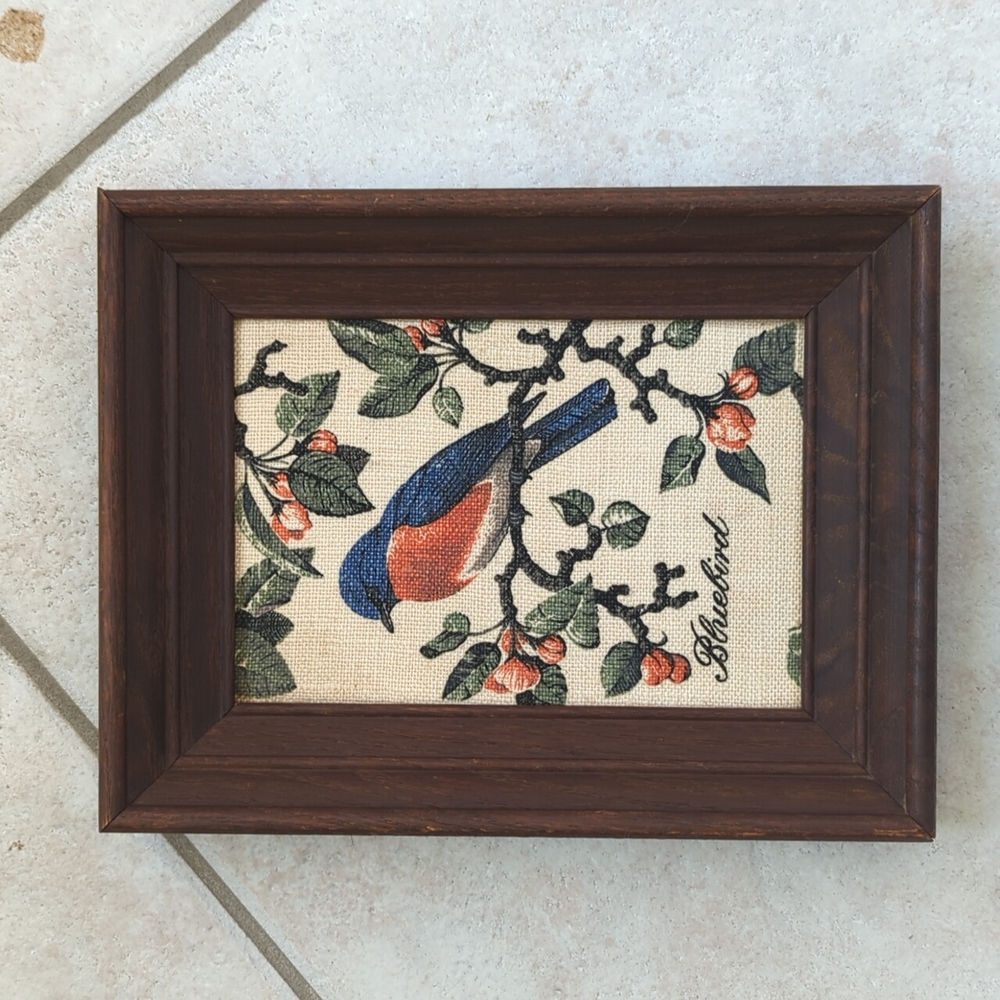 Rare antique 100 percent hand painting on pure linen